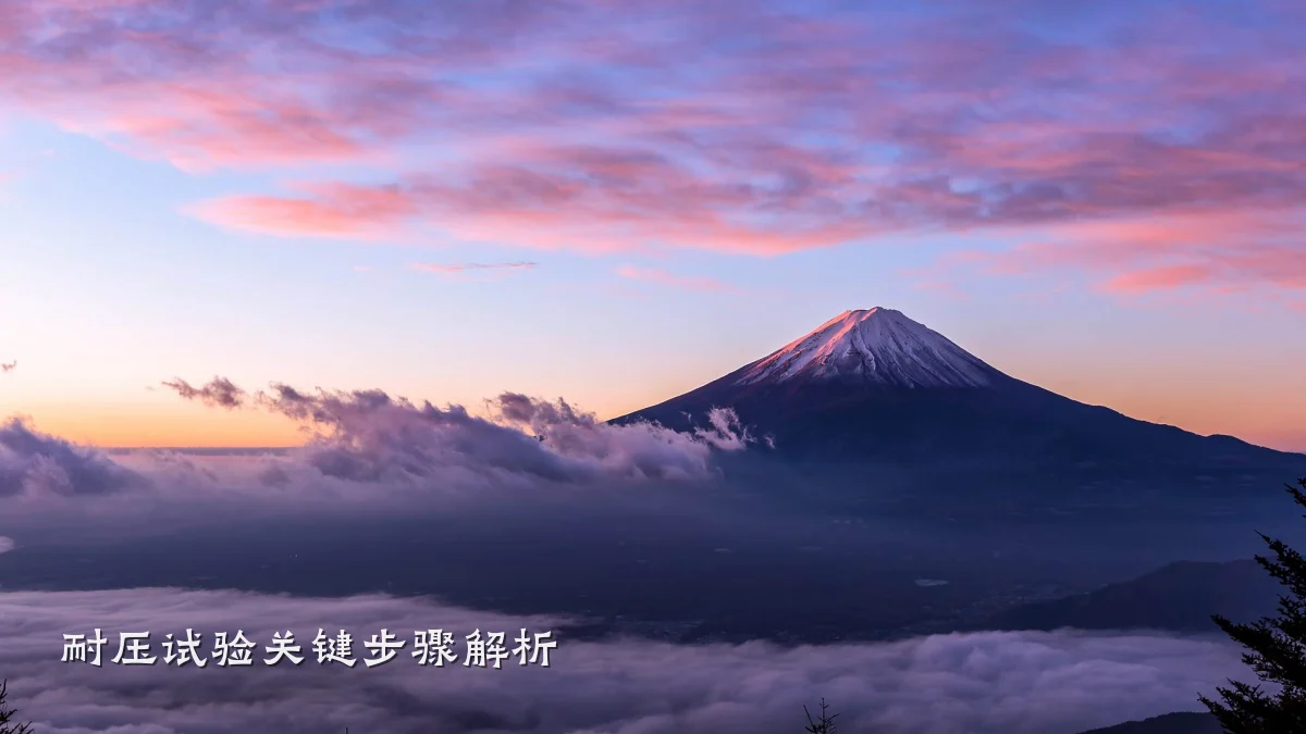 耐压试验关键步骤解析